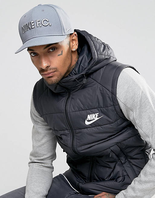 Nike FC Snapback In Grey 805470-065 | ASOS