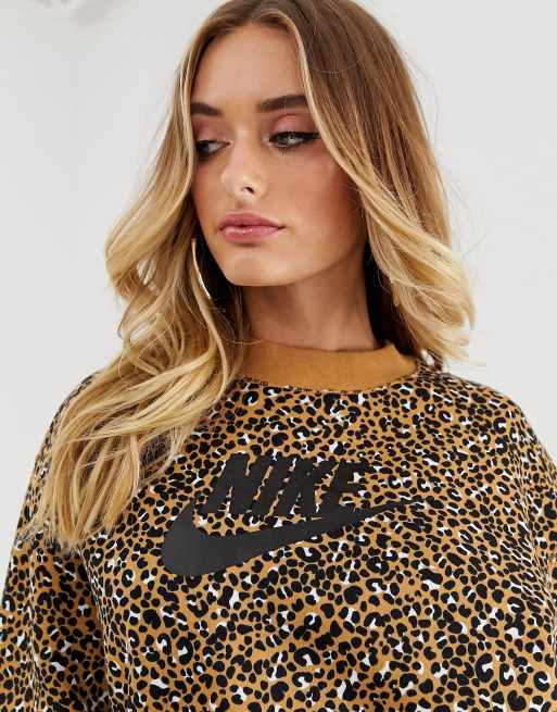 Tuta store leopardata nike