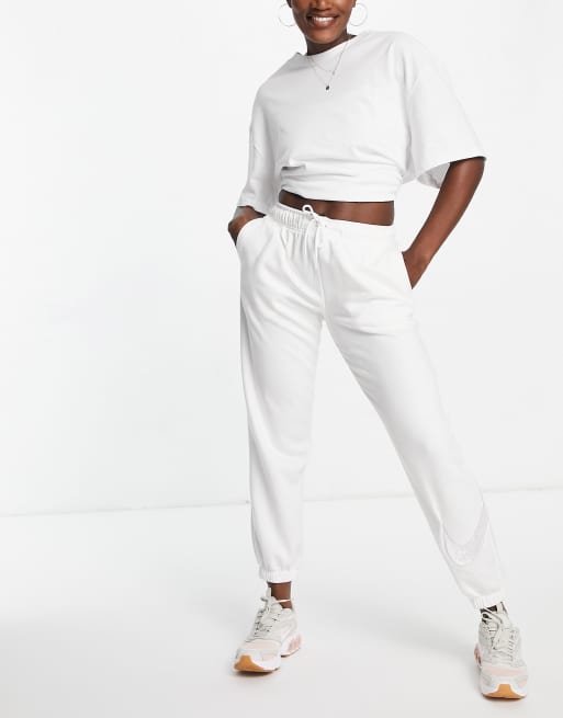 Nike Femme Pack cuffed sweatpants in white SUIT 17 ASOS