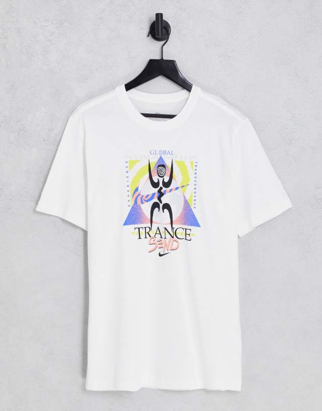 Nike Festival graphic logo t-shirt in white