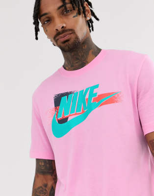 pink nike t shirt