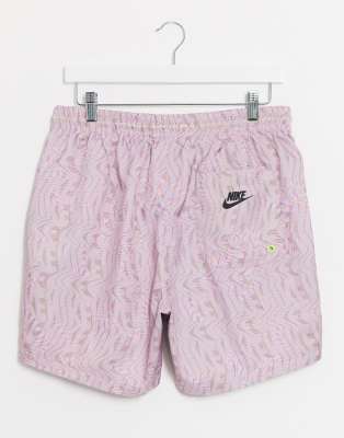 nike festival shorts in dusty blue