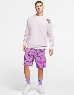 purple nike shorts outfit