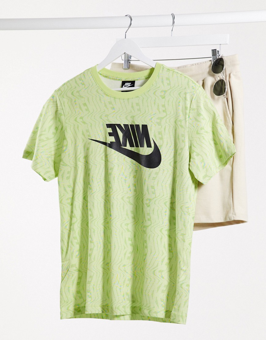 Nike - Festival - T-shirt in limoengroen-Geel