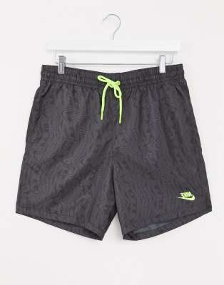 neon green nike shorts