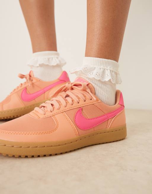 Nike - Field General - Baskets - Orange et rose, 4 de 5