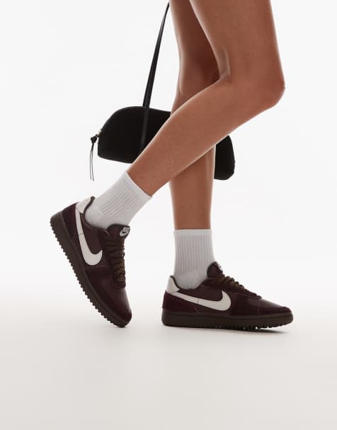 Nike – Field General – Bordowe buty sportowe - view 1