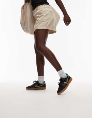 Nike Field General sneakers in black and leopard print