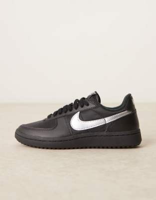 Nike Field General sneakers in black and silver