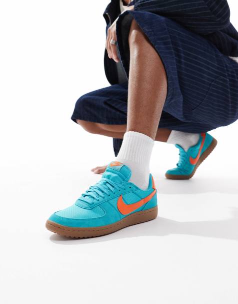 Nike Field General sneakers in blue and orange - view 1
