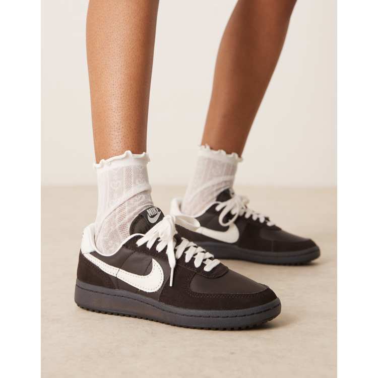Nike Field General sneakers in brown and white ASOS