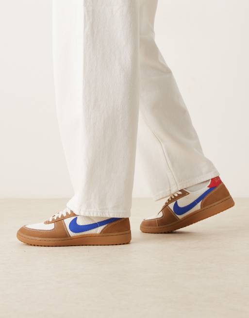 Nike Field General sneakers in brown, off white and blue, 3 of 5