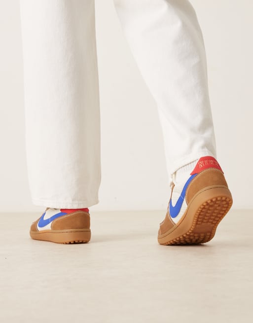 Nike Field General sneakers in brown, off white and blue, 4 of 5