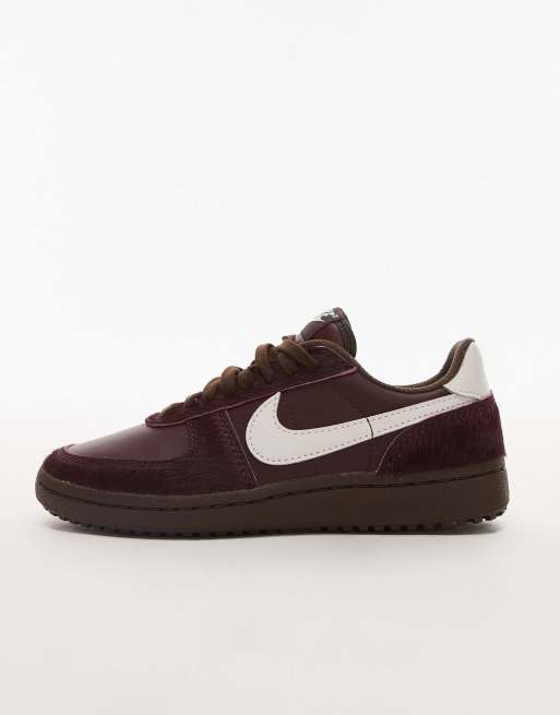Nike Field General sneakers in burgundy | ASOS