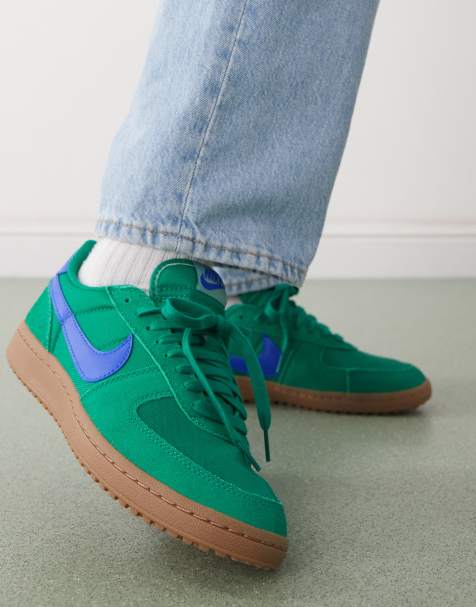 Nike Field General sneakers in green and blue - view 1