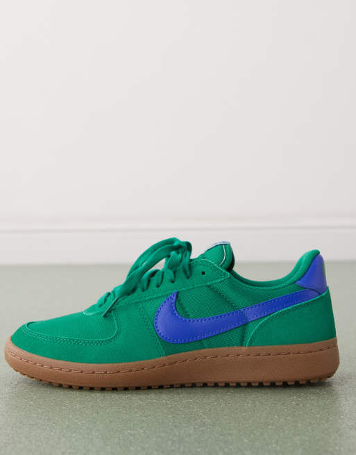 Nike Field General sneakers in green and blue