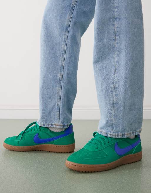 Nike Field General sneakers in green and blue