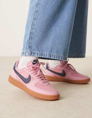 Nike Field General sneakers in pink and navy