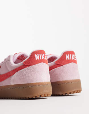 Nike Womens  Field General In Gum Dk Brown/pink Foam/lt Crimson