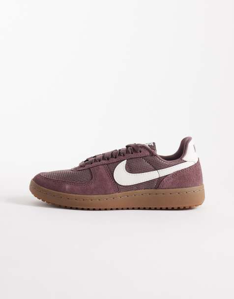 Nike Field General sneakers in white and brown - view 1