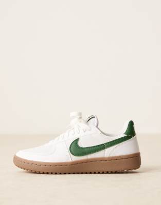 Nike Field General sneakers in white and green