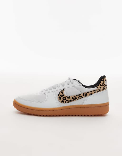 Nike Field General sneakers in white and leopard print, 2 of 5