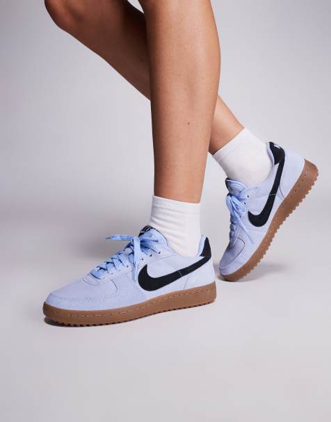 Nike Field General sneakers with gum soles in blue - view 1