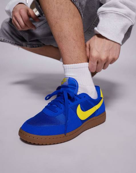 Nike Field General S&T sneakers in blue and yellow - view 1