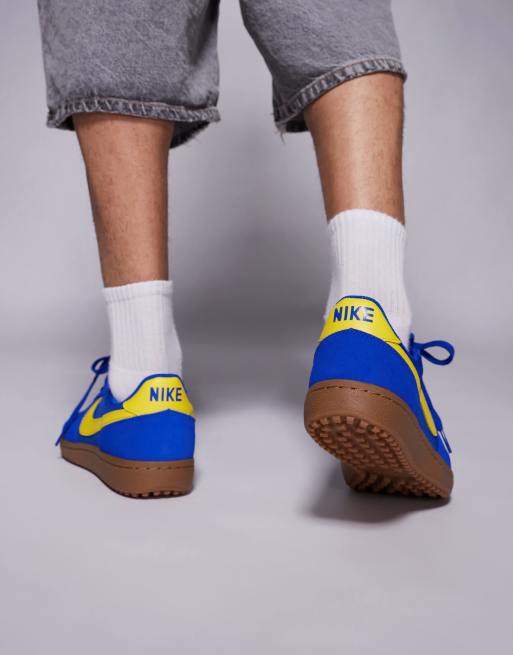 Nike Field General S&T sneakers in blue and yellow , 3 of 5