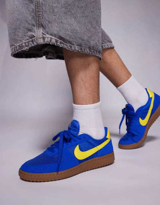 Nike Field General S&T sneakers in blue and yellow , 5 of 5