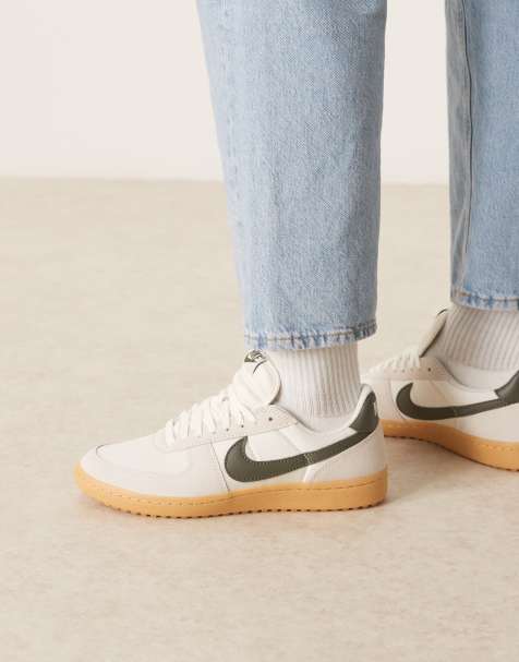 Nike Field General S&T sneakers in off-white and black - view 1