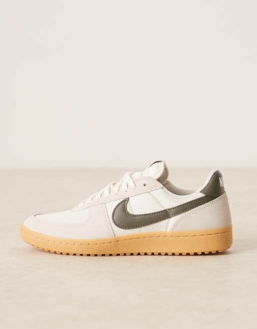 Nike Field General S&T sneakers in off-white and black