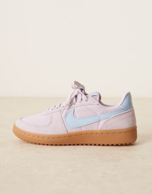 Nike Field General suede trainers in purple and light blue, 2 of 5