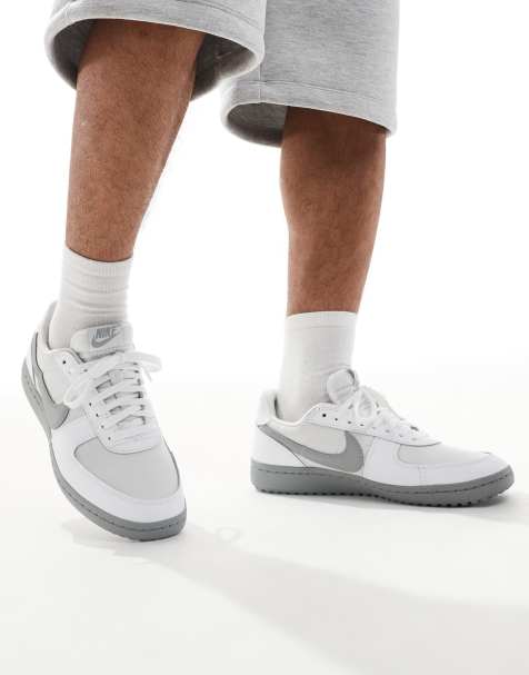 Nike Field General trainers in white and grey - view 1