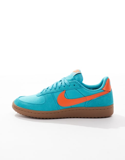 Nike Field General unisex trainers in blue and orange, 2 of 5