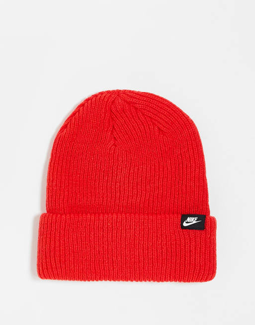 Nike sales beanie red