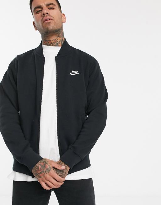 Nike fleece hot sale bomber