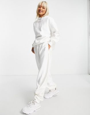 Nike fleece joggers in white and iridescent - ASOS Price Checker