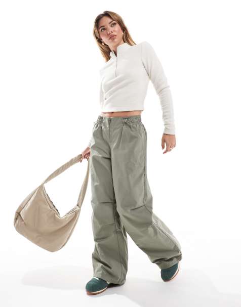Nike - Fleece joggingbroek met swoosh en rits in grijs - view 1