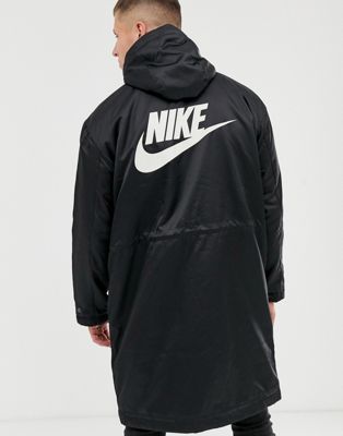Nike fleece lined parka in black | ASOS
