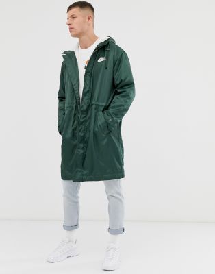 Nike hot sale green parka