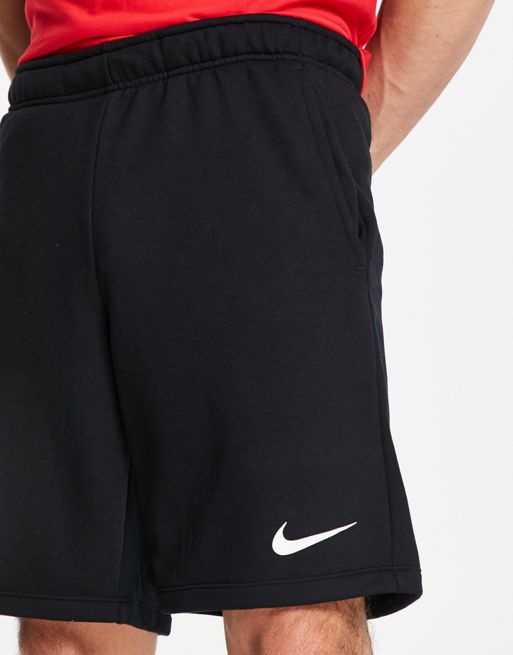 Nike fleece shorts in black