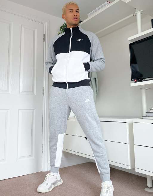 Grey black store nike tracksuit