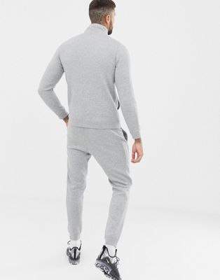 Nike Fleece Tracksuit Set In Grey 