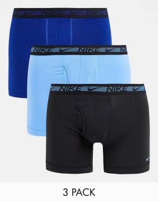 Nike 3-pack Dri-fit Ultra Stretch Micro Flex Boxer Briefs Set In Multi