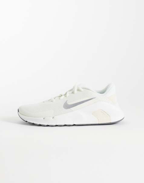 Nike Flex Training sneaker in chalk white with light blue detail - view 1