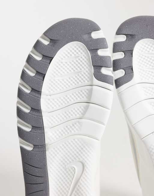 Nike Flex Training sneaker in chalk white with light blue detail, 5 of 5