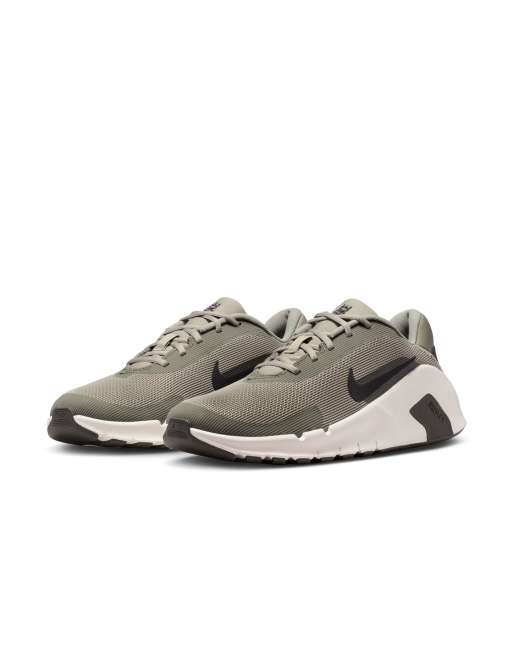 Nike Flex training sneakers in khaki, 4 of 4