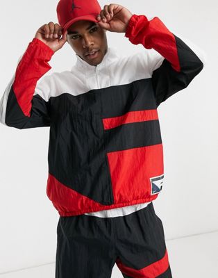 red black and white nike air tracksuit