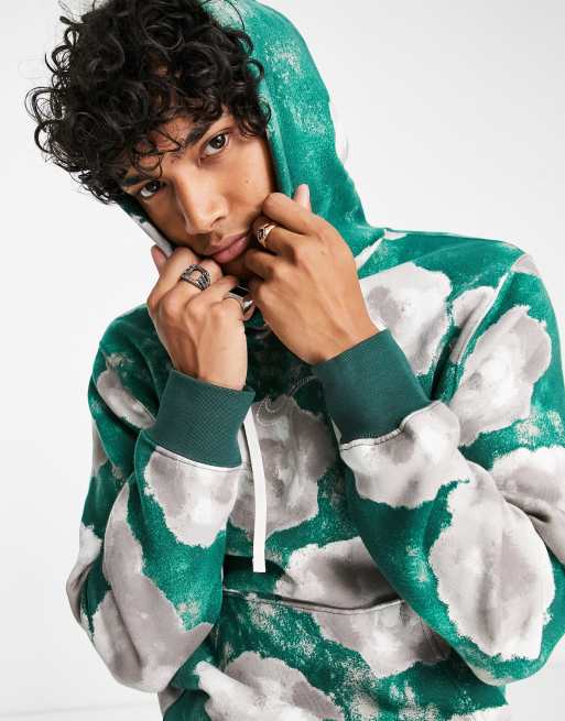 All Over Floral Print Hoodie